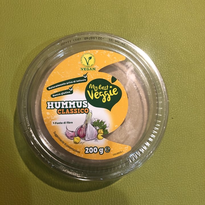 photo of My Best Veggie Hummus classico shared by @fediliberti on  05 May 2022 - review