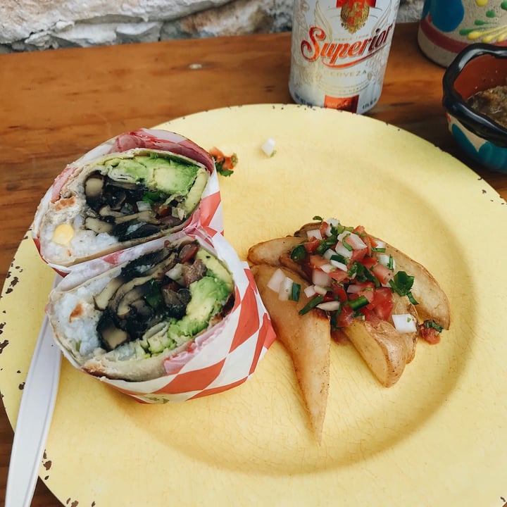 review photo of Beachin' Burrito Veggie Burrito shared by @thishanabee on 22 Apr 2021 - review