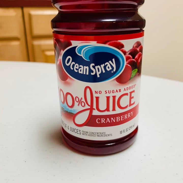 photo of Ocean Spray 100% Cranberry Juice shared by @allhess on  30 Mar 2021 - review