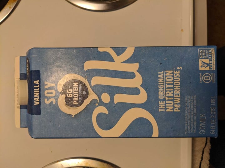 photo of Silk Silk Vanilla Soymilk shared by @cjrudski on  15 Apr 2020 - review