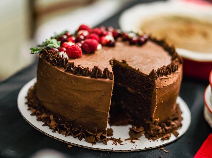 photo of The Salty Caramel Kitchen Chocolate Cake shared by @amysoranno on  11 Jan 2019 - review