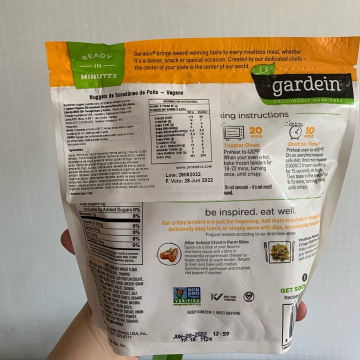 photo of Gardein Seven Grain Crispy Tenders shared by @cosmicas on  06 Mar 2022 - review