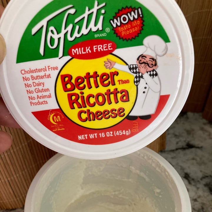 photo of Tofutti Better Than Ricotta Cheese shared by @veganpantrydotcom on  12 Oct 2022 - review
