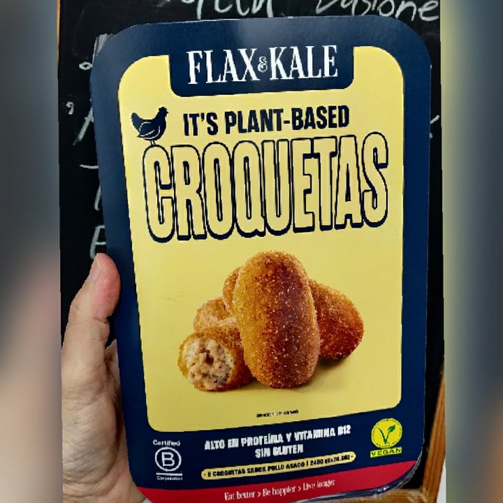 photo of Flax & Kale Croquetas sabor pollo asado shared by @gitaneta on  05 Dec 2021 - review