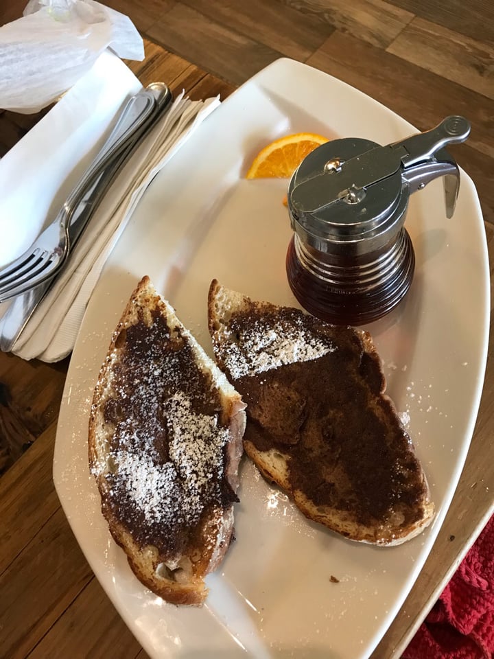 review photo of GREEN ZEBRA CAFE, LLC Frech Toast shared by @eaglasias on 23 Jun 2019 - review