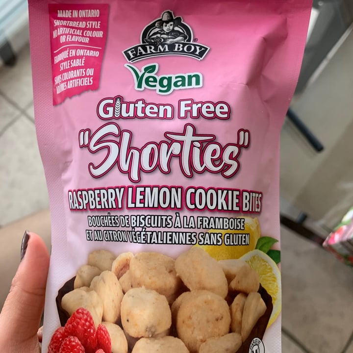 review photo of Farm Boy Shorties - Raspberry Lemon Cookie Bites shared by @bananabreadgirl on 02 Jun 2021 - review