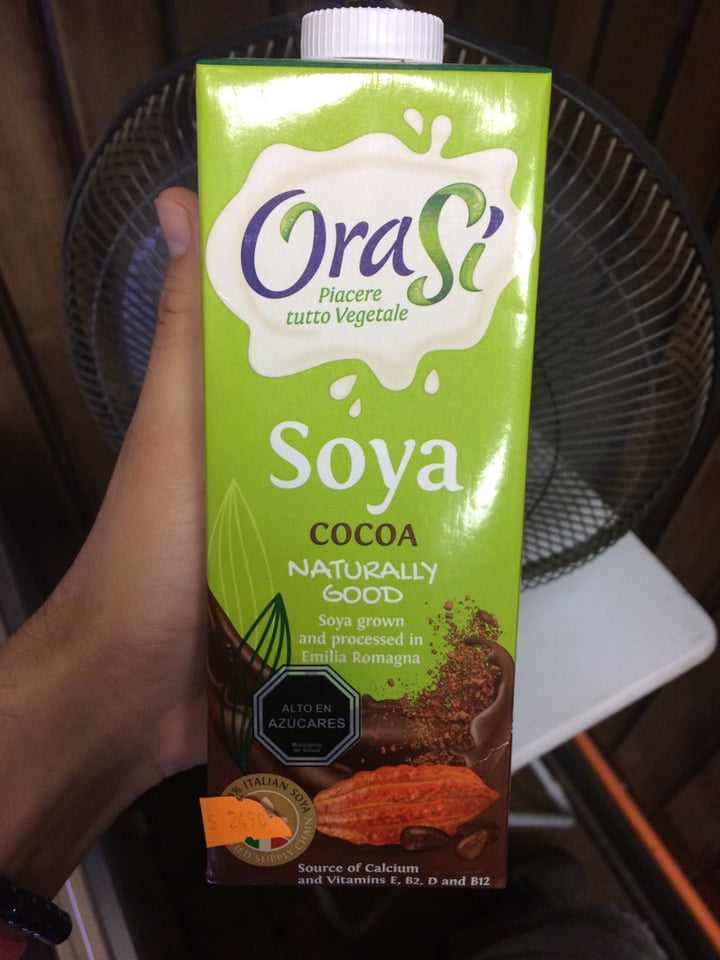 photo of OraSí Cocoa soy milk shared by @agustin1312 on  29 Jan 2020 - review