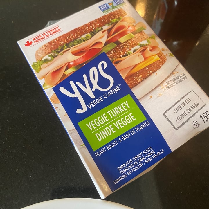 photo of Yves Veggie Cuisine Yves Veggie Turkey shared by @theveganhopper on  19 Dec 2020 - review