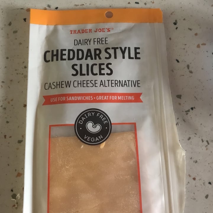photo of Trader Joe's Cheddar Style Slices shared by @gcalligy1 on  24 Jun 2020 - review
