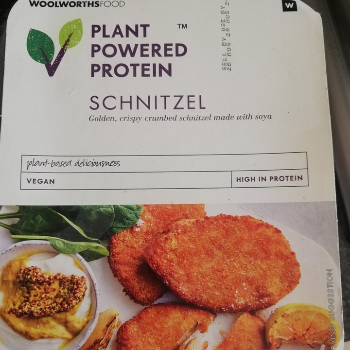 photo of Woolworths Food Plant based chicken schnitzel shared by @natasha1912 on  28 Aug 2021 - review