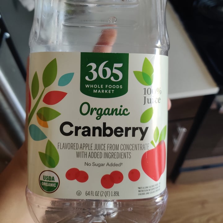 photo of 365 Whole Foods Market cranberry juice shared by @lofiamri on  01 Jul 2021 - review