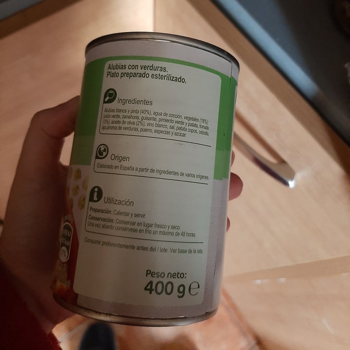 review photo of Carrefour Alubias con verduras shared by @alichia on 03 Mar 2021 - review
