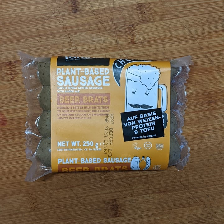photo of Tofurky Original Sausage Beer Brats shared by @frauknabe on  09 Dec 2020 - review