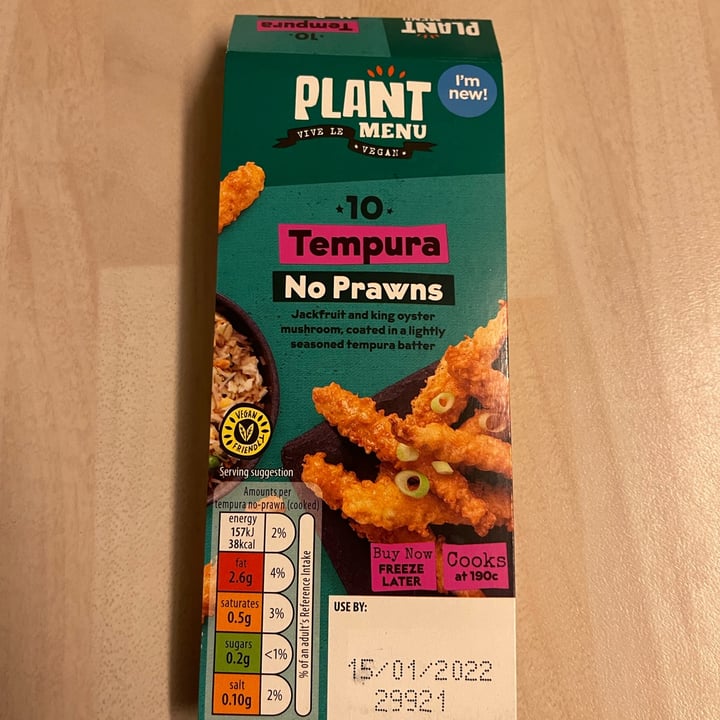 photo of ALDI Plant Menu Tempura Prawns shared by @jiacomino on  12 Jan 2022 - review