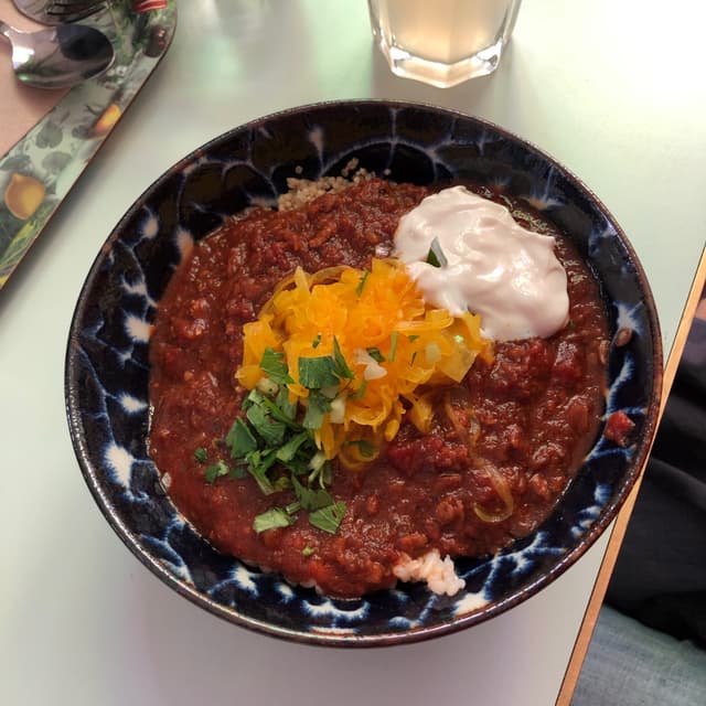 Photo of the dish “Chili Sin Carne”
