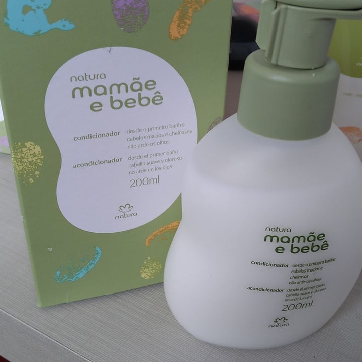 photo of Natura condicionador mamãe e bebê shared by @talitaourique on  11 May 2022 - review