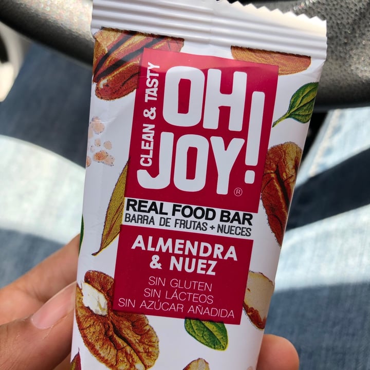 photo of Oh joy real food Barra de almendra & nuez shared by @elimoncito on  22 Jun 2020 - review