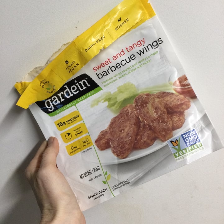 photo of Gardein Sweet and Tangy Barbecue Wings shared by @mewinabubble on  06 Apr 2021 - review