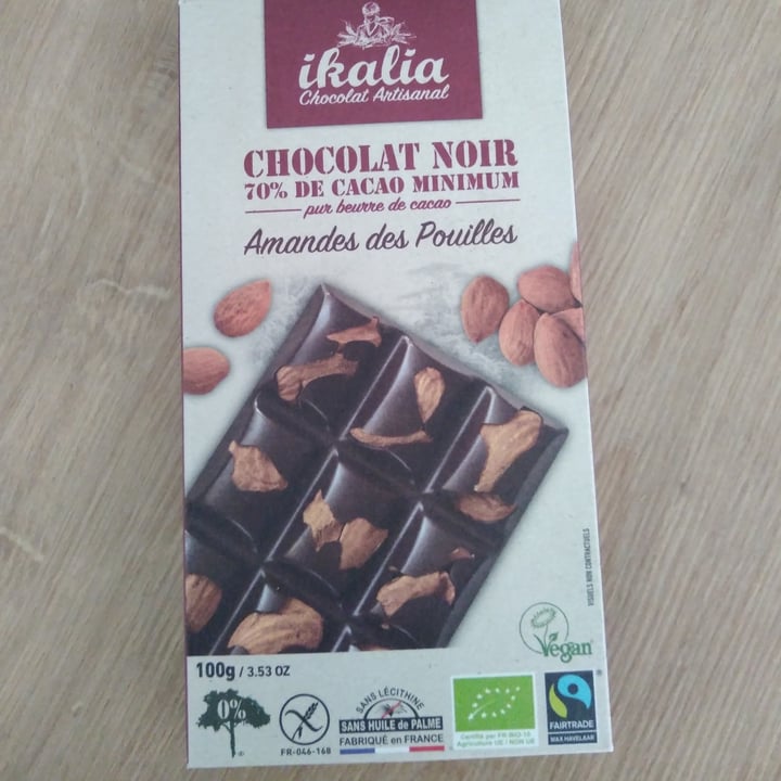 photo of Ikalia 70% De Cacao Amandes Des Pouilles. shared by @dorya on  31 May 2020 - review