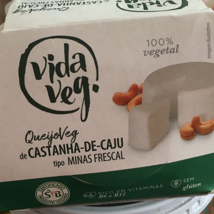 photo of Vida Veg Queijoveg de Castanha de Caju tipo Frescal shared by @dsadamaia on  04 Feb 2022 - review