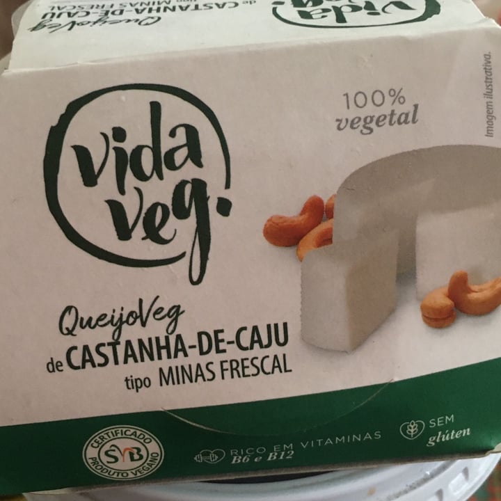 review photo of Vida Veg Queijoveg de Castanha de Caju tipo Frescal shared by @dsadamaia on 04 Feb 2022 - review