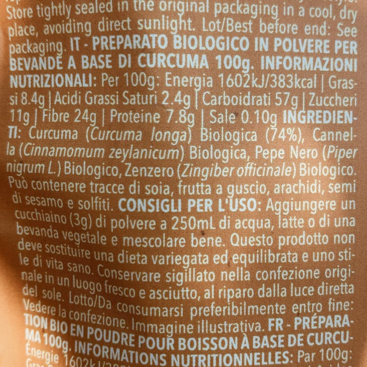 review photo of Prozis Golden mylk Blend shared by @malibuforbreakfast on 13 May 2022 - review