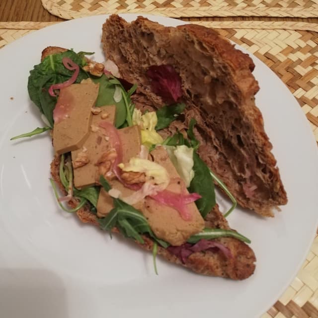 Photo of the dish “Croissant with vegetal faux gras”
