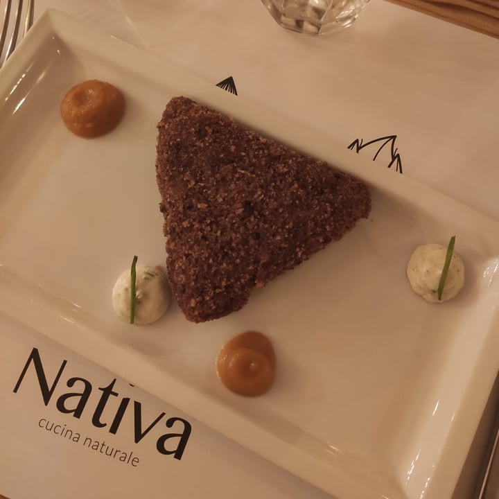 review photo of Nativa Ristorante Saccottino d'inverno con maionese alla cipollina e crema di patate dolci shared by @ginevrag on 29 Mar 2022 - review