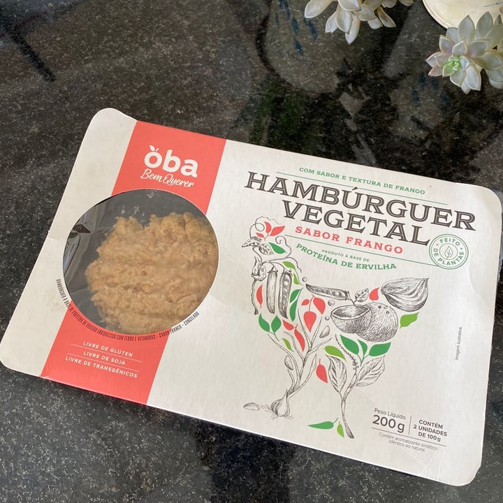 review photo of Oba Hambúrguer Vegetal Sabor Frango shared by @raicaldato on 27 Sep 2022 - review