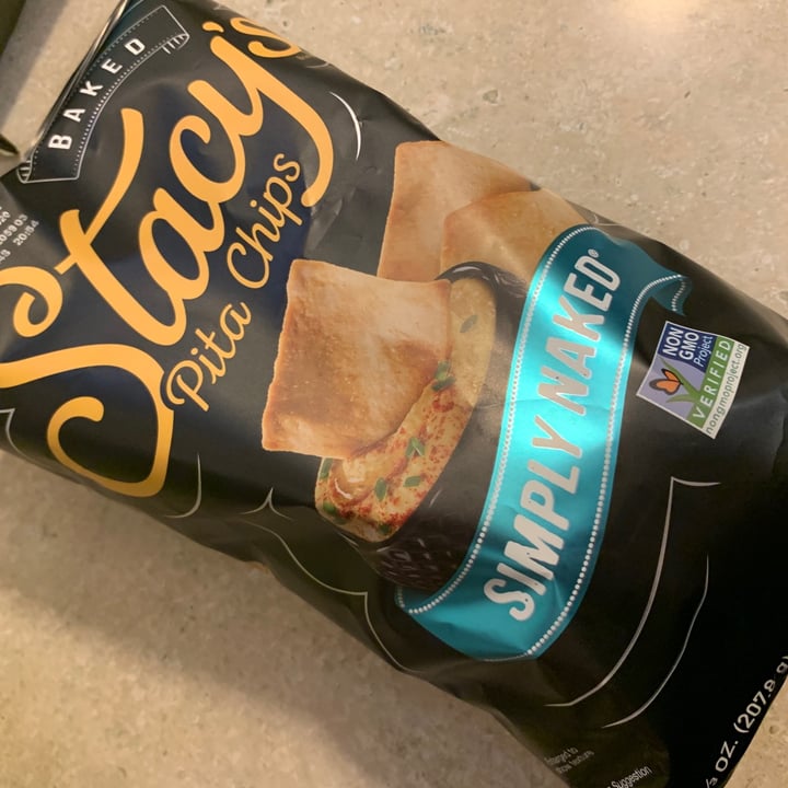 photo of Stacy's Simply Naked Pita Chips shared by @keeponveganon on  27 May 2020 - review