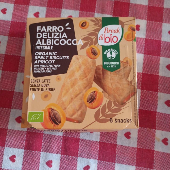 photo of Probios Farro delizia albicocca integrale shared by @cassymanty on  04 Aug 2022 - review