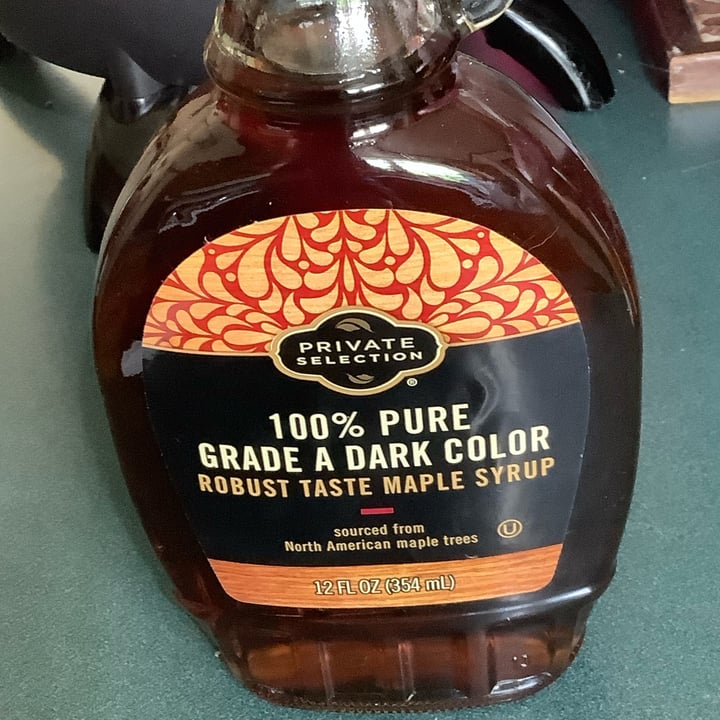 photo of Private Selection  Maple Syrup 100% Pure Grade A Dark Color shared by @louies-maumau on  12 May 2022 - review