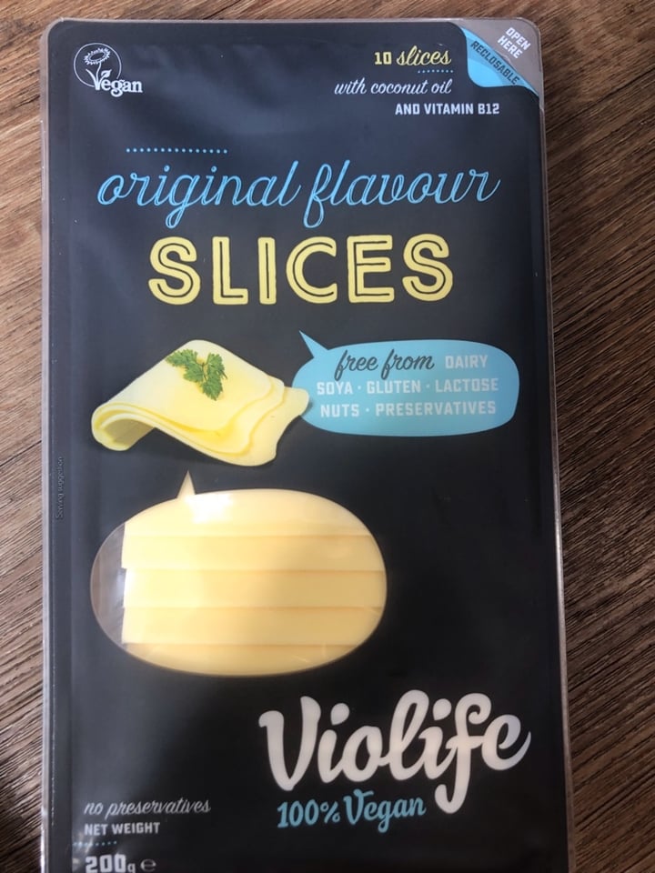 review photo of Violife Original Flavor Cheese Slices shared by @harrietpr on 14 Apr 2020 - review