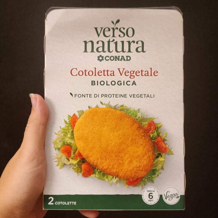 review photo of Verso Natura Conad Veg Cotoletta Vegetale Biologica shared by @sylf3 on 18 Oct 2022 - review