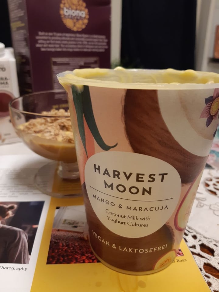 photo of Harvest Moon Mango & Maracuja Coconut Milk Yoghurt shared by @veganhaven on  13 Dec 2019 - review