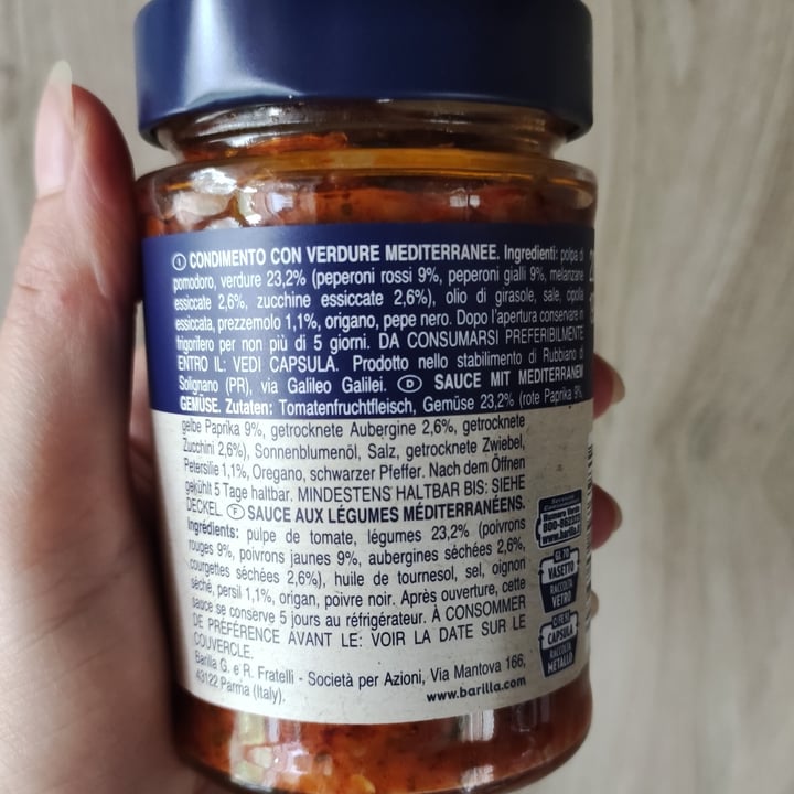 review photo of Barilla Pesto Rustico Verdure Mediterranee shared by @ericaatt on 22 Jun 2022 - review
