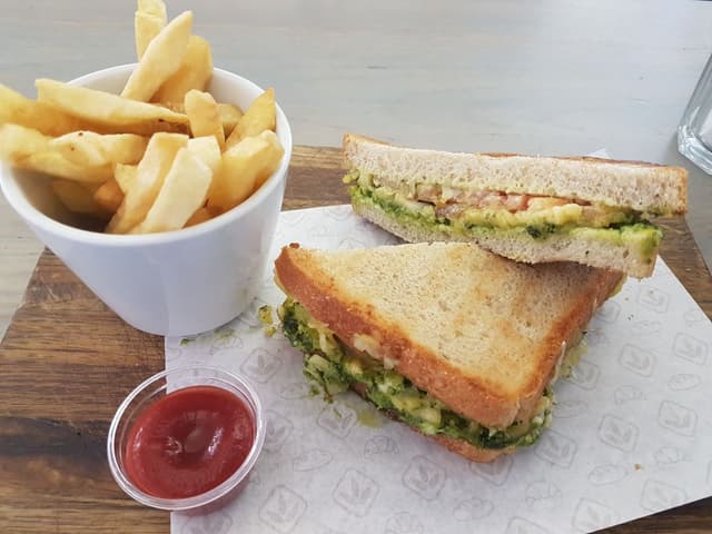 Foto del plato “Toasted V. Cheese”