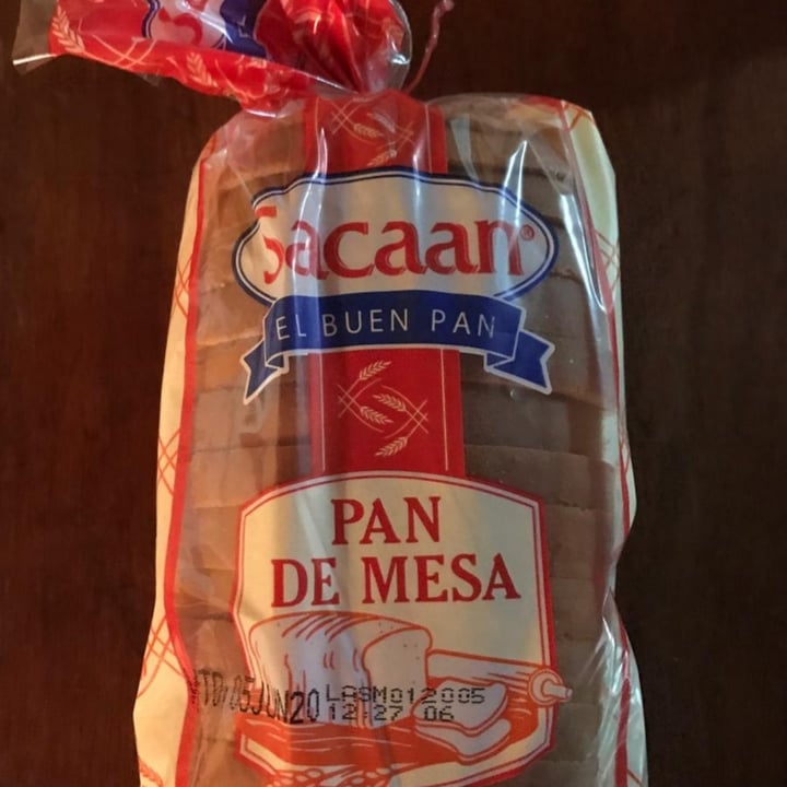photo of Sacaan Pan de mesa shared by @mausivegana on  07 Jun 2020 - review