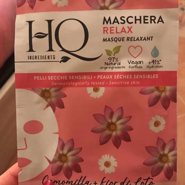 review photo of HQ Maschera in tessuto relax shared by @valentina292 on 31 Dec 2021 - review