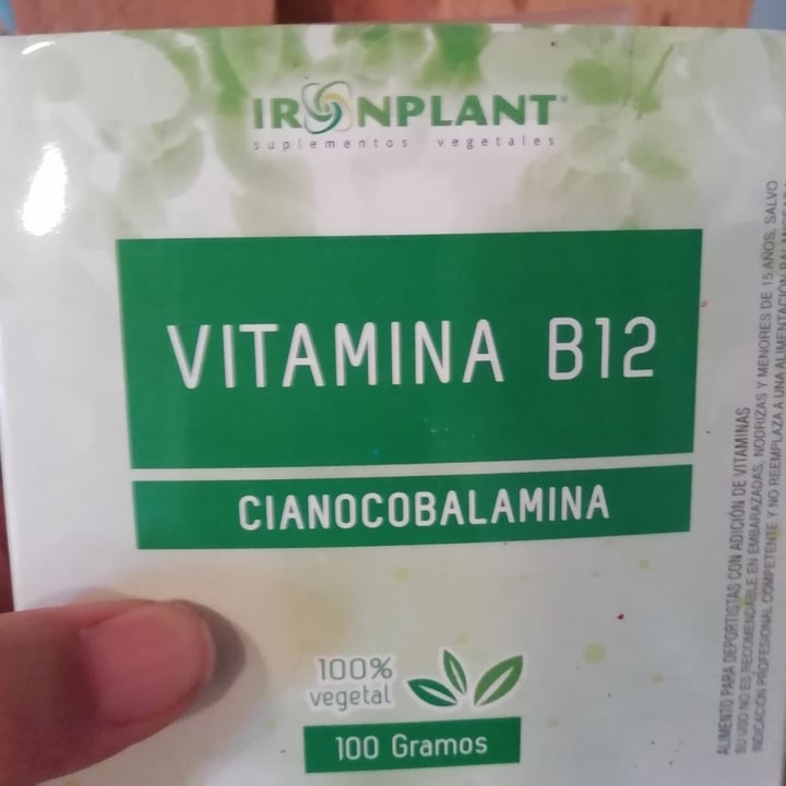 photo of Ironplant Vitamina B12 cianocobalamina shared by @cataibaceta on  15 Sep 2020 - review