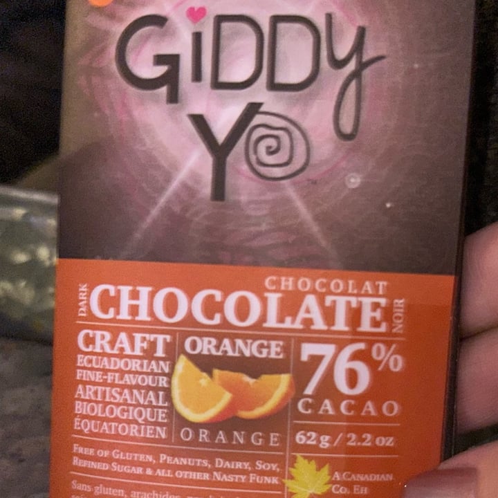 photo of Giddy Yo Chocolate Orange shared by @tanyalynn on  23 Nov 2022 - review