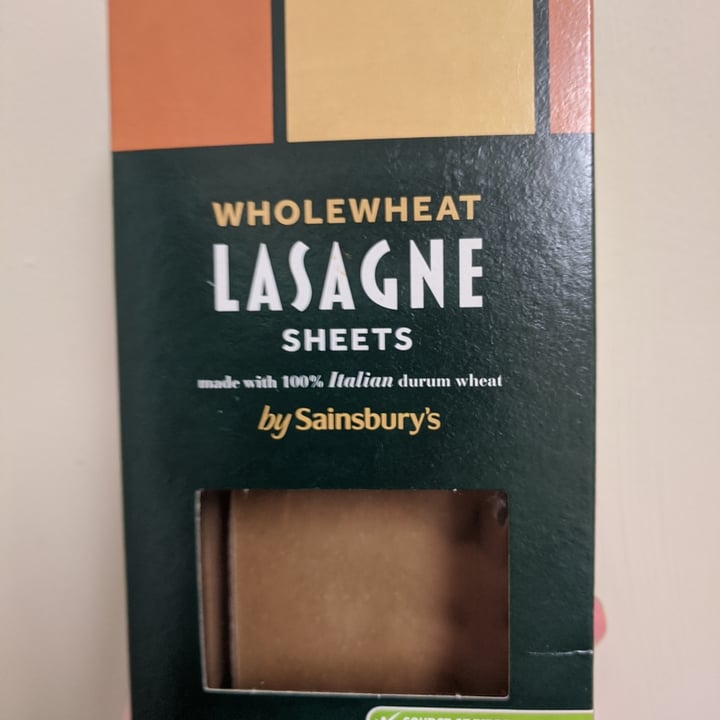 photo of Sainsbury's Wholewheat Lasagne Sheets shared by @yehudissum on  25 Sep 2020 - review
