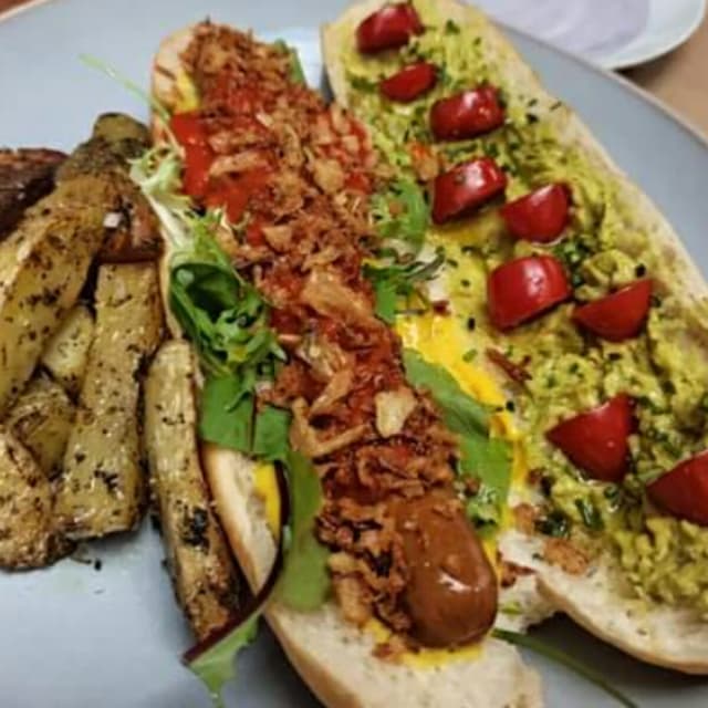 Foto del plato “Perrito vegano”