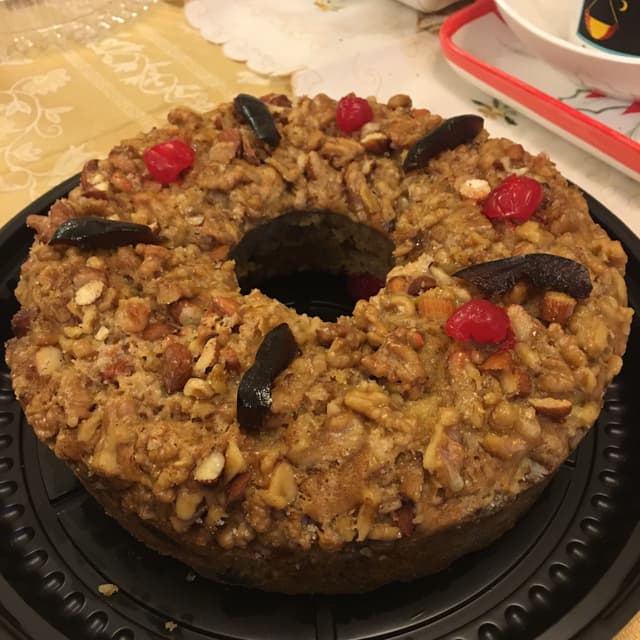 Photo of the dish “Torta de Manzana Con frutos secos”