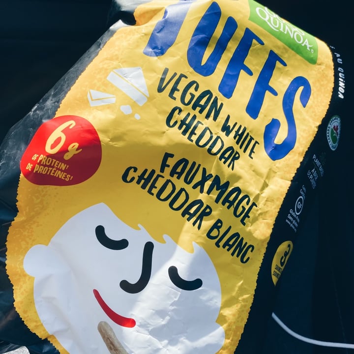 photo of GoGo Quinoa Vegan White Cheddar Puffs shared by @lynnetomlinson on  06 Mar 2021 - review