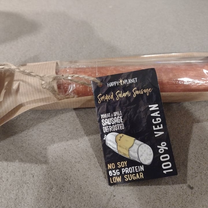 photo of Happy Planet Smoked Salami Sausage  shared by @valeriacinollo on  12 Apr 2022 - review