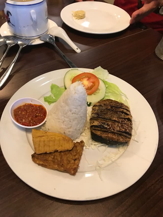 Photo of the dish “Nasi with tempeh”
