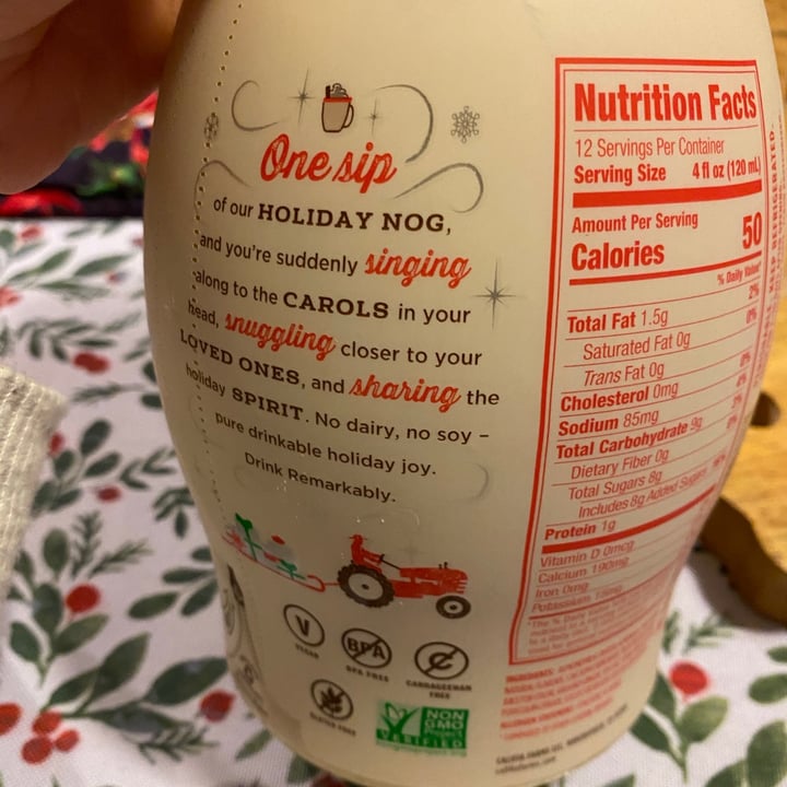 review photo of Califia Farms Holiday Nog shared by @pam22 on 17 Dec 2020 - review