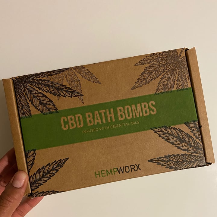 photo of HempWorx CBD Bath Bombs shared by @abadgevegan on  21 Dec 2021 - review