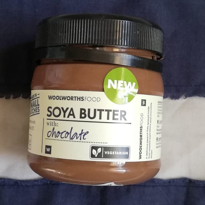 photo of Woolworths Food Woolworths Chocolate Soya Butter shared by @alexmassey on  11 Jun 2020 - review